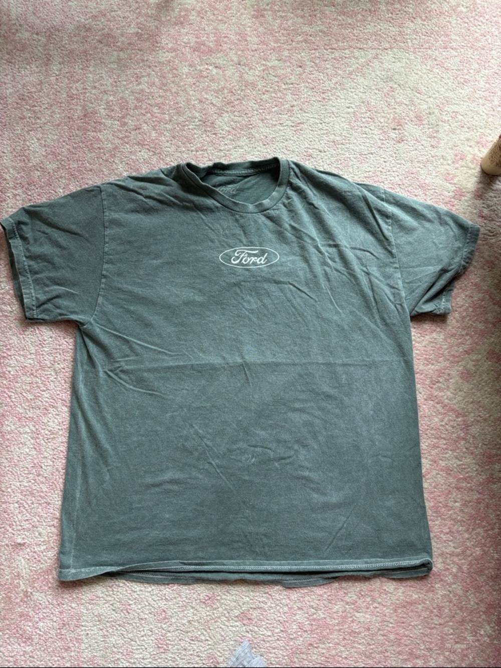 Ford Gray Short Sleeve Logo Tee